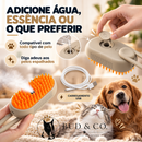 Bud & Co. SteamPaws™ | Escova a Vapor 3 em 1 para Pets
