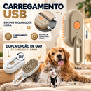 Bud & Co. SteamPaws™ | Escova a Vapor 3 em 1 para Pets