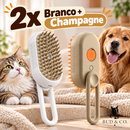 Bud & Co. SteamPaws™ | Escova a Vapor 3 em 1 para Pets